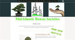 Desktop Screenshot of midatlanticbonsai.org